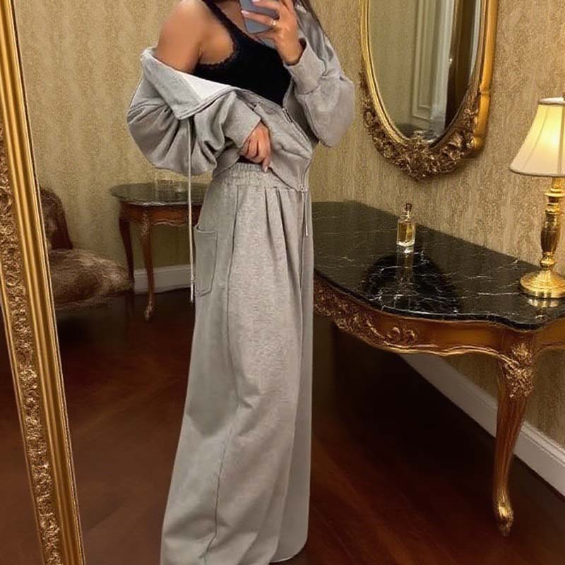 ✨Women’s Casual Zip Up 2-Piece Set – Effortless Style + All-Day Comfort