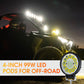 🛻4-inch 99W High-Power LED Pod | Durable for Off-Road Terrain & Night Rides