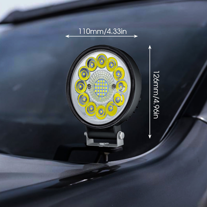 🛻4-inch 99W High-Power LED Pod | Durable for Off-Road Terrain & Night Rides