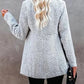 🍂Women's Autumn Solid Open Front Coat – Long Sleeve + Functional Pockets, Cozy for Coffee Runs