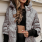 ✨Women's Hooded Patchwork Cotton Jacket – Retro Color-Block Warmth for Autumn & Winter