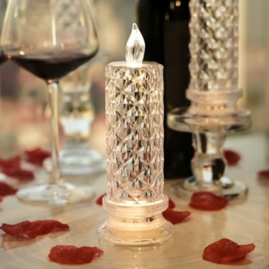 ❤️ Romantic Battery Operated LED Flameless Candles – Realistic Flicker, Safe for Kids/Pets
