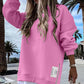 ✨Women's Long Sleeve Sweatshirt Dress – Pullover Style + Zipper Slit, Soft Casual Vibe for Fall/Winter