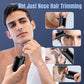 ✅Portable Nose Hair Trimmer – Pain-Free Precision, Compact for Travel & Daily Use