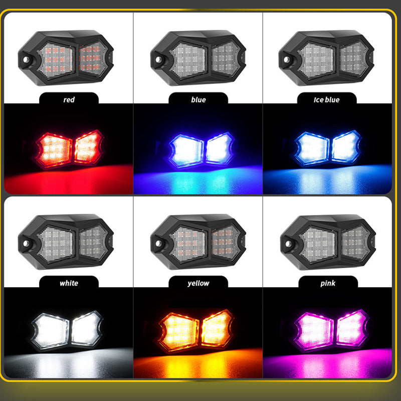 💦 Waterproof Ultra-Bright LED Side Marker Lights: 12V Universal Fit for Cars🚗/SUVs🚙, IP67 ✅, Long-Lasting LED Bulbs 💡