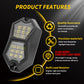 💦 Waterproof Ultra-Bright LED Side Marker Lights: 12V Universal Fit for Cars🚗/SUVs🚙, IP67 ✅, Long-Lasting LED Bulbs 💡