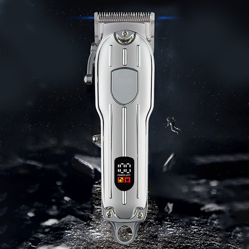 🔌 Powerful Rechargeable Hair Clipper: Long-Lasting Battery + IPX7 Waterproof, Easy Clean for Adults & Kids ✨