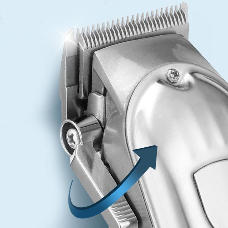 🔌 Powerful Rechargeable Hair Clipper: Long-Lasting Battery + IPX7 Waterproof, Easy Clean for Adults & Kids ✨