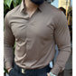 👔 Men's Casual Slim Solid Shirt – Slim Cut That Flatters, Versatile for Jeans/Chinos & Office Casual 🚶
