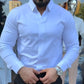 👔 Men's Casual Slim Solid Shirt – Slim Cut That Flatters, Versatile for Jeans/Chinos & Office Casual 🚶