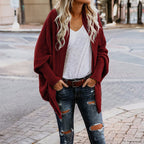 🧥 Long Sleeve Knitted Cardigan – Oversized Fit, Lightweight Warmth for Layering with Tees/Sweaters ✨