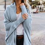 🧥 Long Sleeve Knitted Cardigan – Oversized Fit, Lightweight Warmth for Layering with Tees/Sweaters ✨