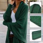 🧥 Long Sleeve Knitted Cardigan – Oversized Fit, Lightweight Warmth for Layering with Tees/Sweaters ✨