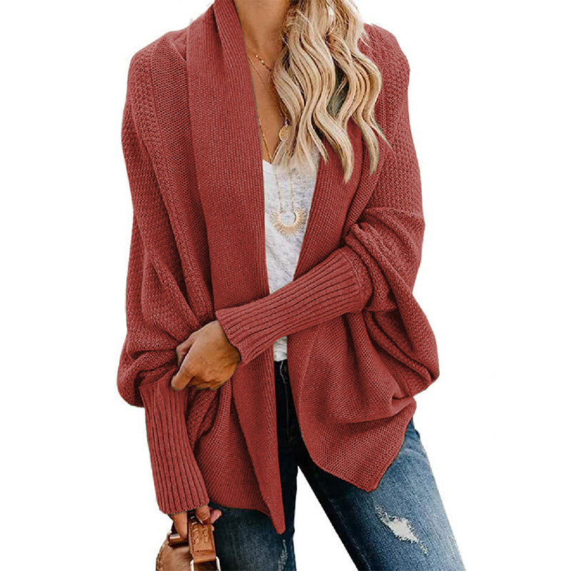 🧥 Long Sleeve Knitted Cardigan – Oversized Fit, Lightweight Warmth for Layering with Tees/Sweaters ✨