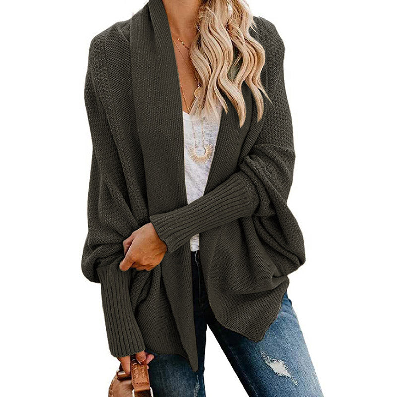 🧥 Long Sleeve Knitted Cardigan – Oversized Fit, Lightweight Warmth for Layering with Tees/Sweaters ✨