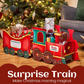 🎄 Creative Santa's Gift Express Train – Sound & Light Effects, Perfect for Kids’ Christmas Gifts & Home Decor 🚂