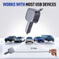 🚗 Compact Retractable Car Charger – Tangle-Free Cable, Dual USB Fast Charging for Phones in Car 🔌