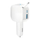 🚗 Compact Retractable Car Charger – Tangle-Free Cable, Dual USB Fast Charging for Phones in Car 🔌