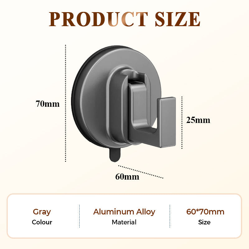 🏠 No Drill Heavy Duty Suction Hooks – Easy Install, Heavy-Duty Hold for Towels/Utensils 🧺