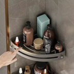 🏠 Bathroom Triangle Shelf – Easy Install, Rustproof for Storing Shampoo/Soap in Bathroom 🧴 5.