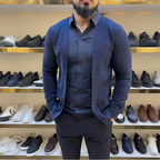 💥Limited-time offer, while stocks last💥Men's Mock Two-Piece Shirt – Korean Slim Fit, No-Match Hassle, Perfect for Commute & Dates