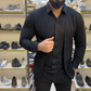 💥Limited-time offer, while stocks last💥Men's Mock Two-Piece Shirt – Korean Slim Fit, No-Match Hassle, Perfect for Commute & Dates