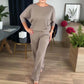 👗 Elegant Longline Cardigan 3-Piece Set – Soft Fabric, Chic Top & Pants for Office Commute & Daily Outings ✨