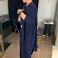 👗 Elegant Longline Cardigan 3-Piece Set – Soft Fabric, Chic Top & Pants for Office Commute & Daily Outings ✨