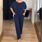 👗 Elegant Longline Cardigan 3-Piece Set – Soft Fabric, Chic Top & Pants for Office Commute & Daily Outings ✨