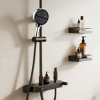 🚿 High-Pressure Adjustable Rainfall Shower Head – 360° Tilt, Easy Clean Surface, Compatibility with Standard Shower Hoses 💧