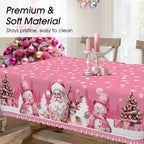 🎄Joyful Festive Classic Christmas Tablecloth | Vibrant & Durable for Christmas Celebrations