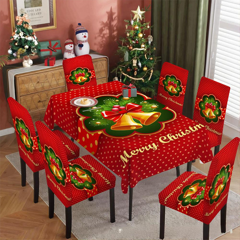 🎄Joyful Festive Classic Christmas Tablecloth | Vibrant & Durable for Christmas Celebrations