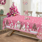 🎄Joyful Festive Classic Christmas Tablecloth | Vibrant & Durable for Christmas Celebrations