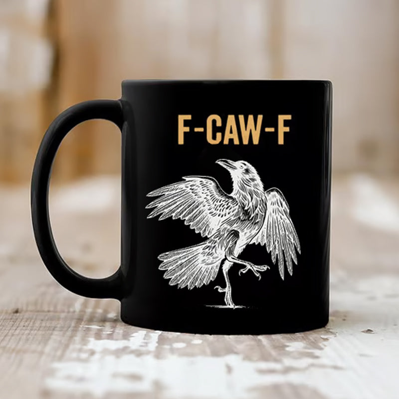 F-Caw-F Funny Chicken Mug | Cute Chicken Shape for Breakfast & Office ☕🐔