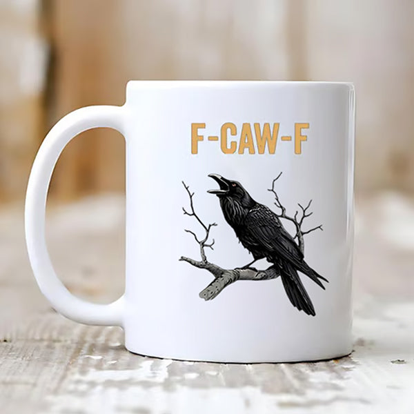 F-Caw-F Funny Chicken Mug | Cute Chicken Shape for Breakfast & Office ☕🐔