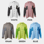 Women's Trendy Sequin Patchwork Coat with Raw Hem | Glittery for Fall/Winter Party ✨🧥