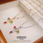 ✨Colorful Rhinestone Cross Pendant Necklace – Sparkly Statement Piece for Daily & Faith-Inspired Looks