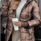 🧥Women's Winter Warm Hooded Mid-Length Coat – Windproof