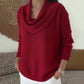 Women’s Elegant Cozy Cowl Collar Sweater | Fall Daily Chic ✨