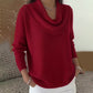 Women’s Elegant Cozy Cowl Collar Sweater | Fall Daily Chic ✨