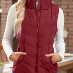 Women's Warm Stand Collar Vest | Casual Daily Layering Essential ✨