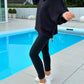 Comfy Women's Solid Color Hooded Sweatshirt Two-Piece Set | Trendy Loungewear 🧘‍♀️