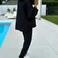 Comfy Women's Solid Color Hooded Sweatshirt Two-Piece Set | Trendy Loungewear 🧘‍♀️