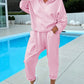 Comfy Women's Solid Color Hooded Sweatshirt Two-Piece Set | Trendy Loungewear 🧘‍♀️