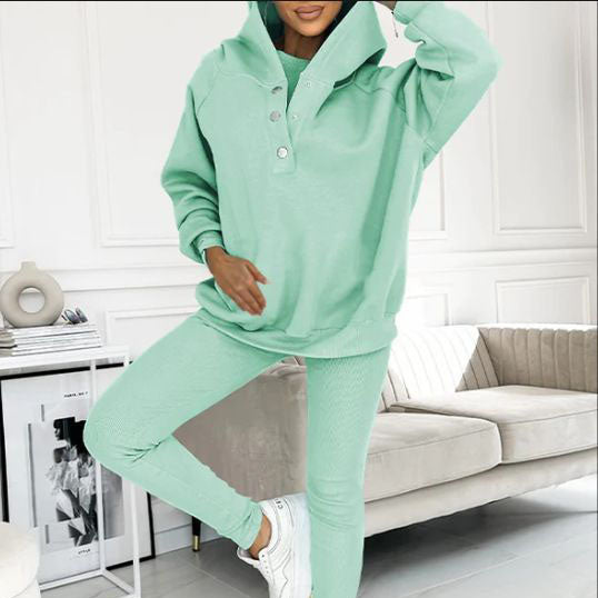 Hooded Sweatshirt Suit - Casual Trendy Comfort ✨💤