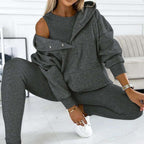 Hooded Sweatshirt Suit - Casual Trendy Comfort ✨💤