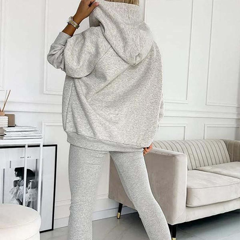 Hooded Sweatshirt Suit - Casual Trendy Comfort ✨💤