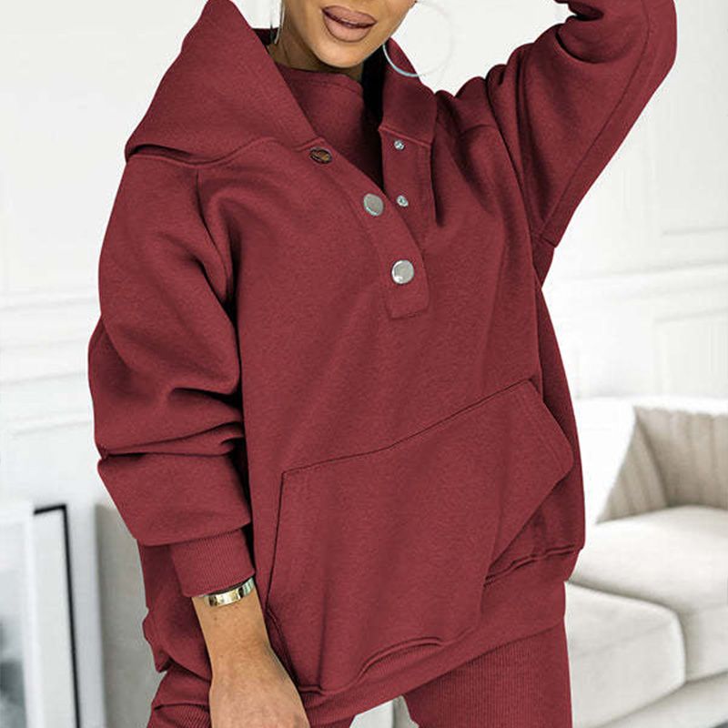 Hooded Sweatshirt Suit - Casual Trendy Comfort ✨💤