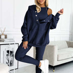 Hooded Sweatshirt Suit - Casual Trendy Comfort ✨💤