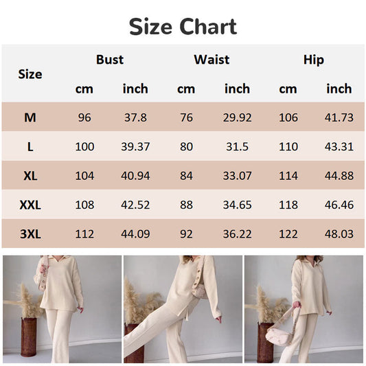 🎁 V-Neck Slit Knitted Two-Piece Set - Perfect Gift for All Occasions
